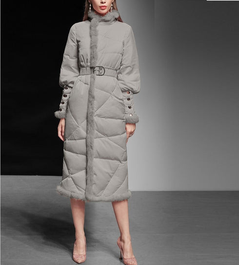 Slim Mid-length Down Jacket Trend - ROUTINE FASHION