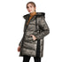 Women's Padded Nylon Bright Bread Hooded Winter Jacket - ROUTINE FASHION