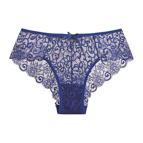 Sexy Mid-waist Lace Lace Women's Briefs For Women - ROUTINE FASHION