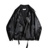 Loose All-match Motorcycle Short Leather Jacket Women's Jacket - ROUTINE FASHION
