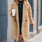 Loose Mid-length Plush Trench Coat - ROUTINE FASHION