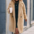 Loose Mid-length Plush Trench Coat - ROUTINE FASHION