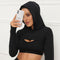 Long Sleeve Hooded Yoga Top - ROUTINE FASHION
