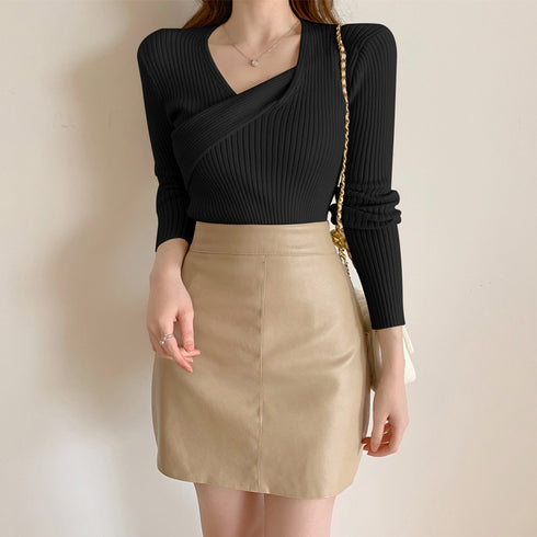 Stylish Underlay Knitted Dress For Women - ROUTINE FASHION