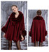 Women's Rex Rabbit Fur Shawl Cape - ROUTINE FASHION
