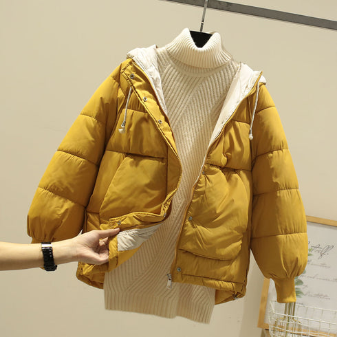 New Down Jacket Hooded Warm Jacket Casual - ROUTINE FASHION