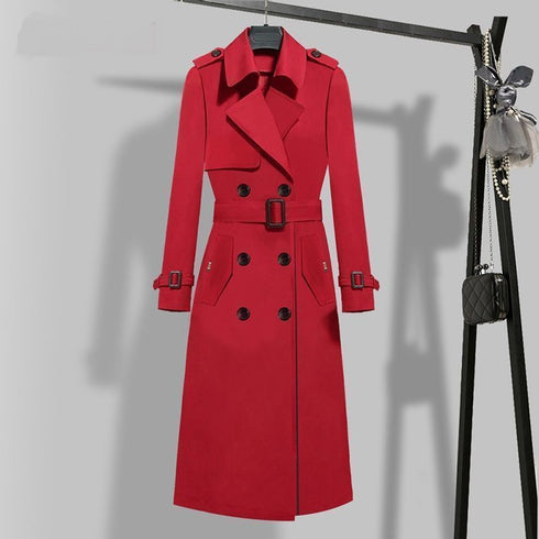 British Classic Expensive Medium Long Coat - ROUTINE FASHION