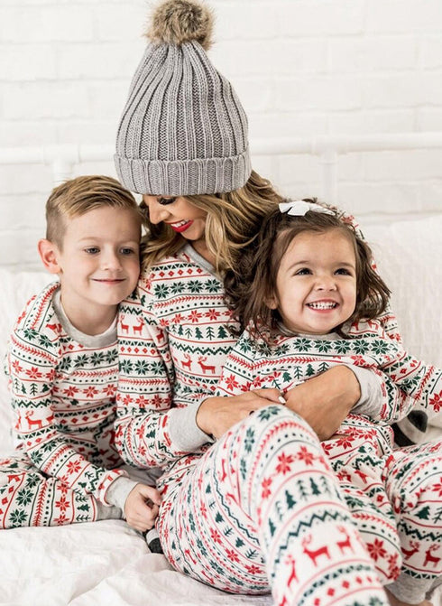 Christmas Pajamas Family Matching New Year Father Mother Kids Baby Look Clothes Set Dad Mom And Daughter Son Pyjamas Outfit - ROUTINE FASHION