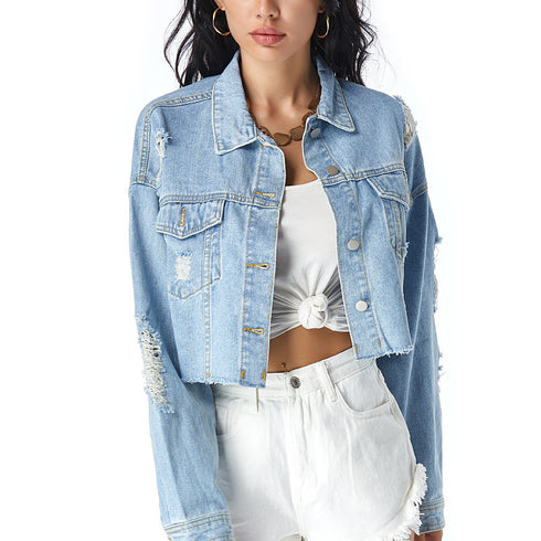 Denim Jacket Women European And American Foreign Trade - ROUTINE FASHION