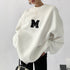 Women's Embroidered Compound Round Neck Sweatshirt Women Loose - ROUTINE FASHION