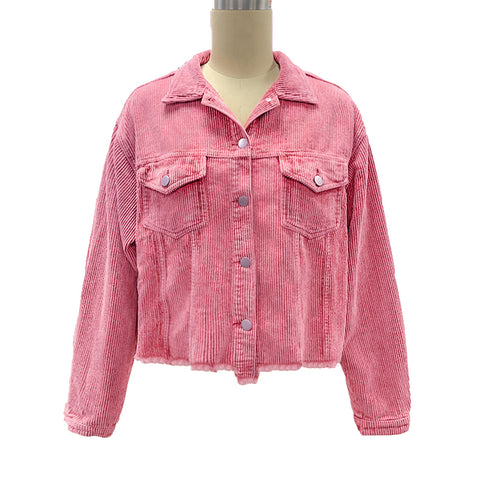 Fashion Baseball Jersey Retro Coat Women - ROUTINE FASHION