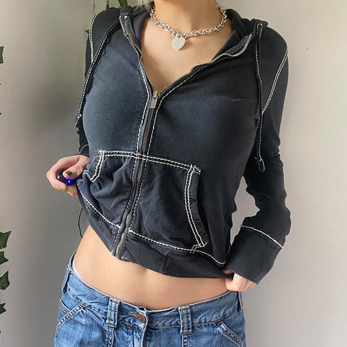 Women's Athleisure Cardigan Hoodie - ROUTINE FASHION