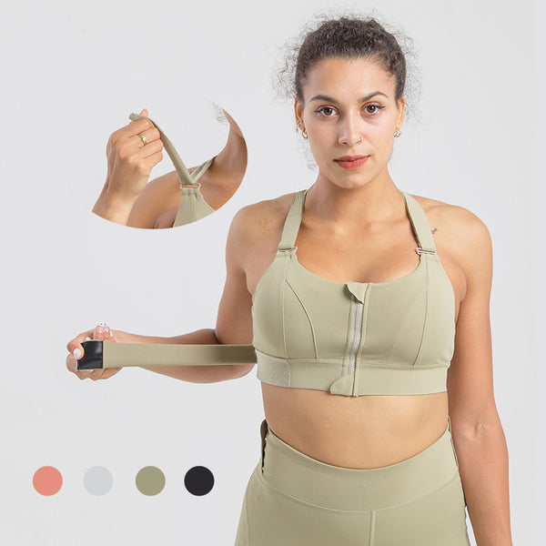 Front Zipper Seamless Bra Push Up Bras For Women Plus Size Bra Lingerie Wireless Sleep Underwear Sport Active Women Bra - ROUTINE FASHION
