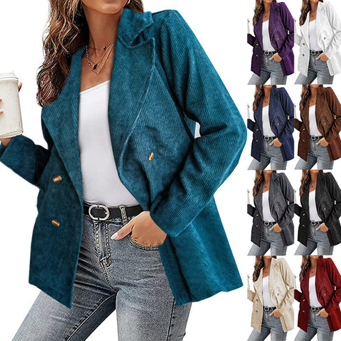 New Style Solid Color Jacket Blazer For Autumn And Winter - ROUTINE FASHION