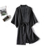 Women's One-Piece Mid-Length Solid Robe Bathrobe - ROUTINE FASHION