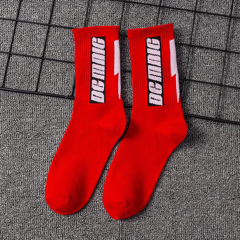 European And American Cotton Socks Trendy Socks For Men And Women In The Long Tube - ROUTINE FASHION