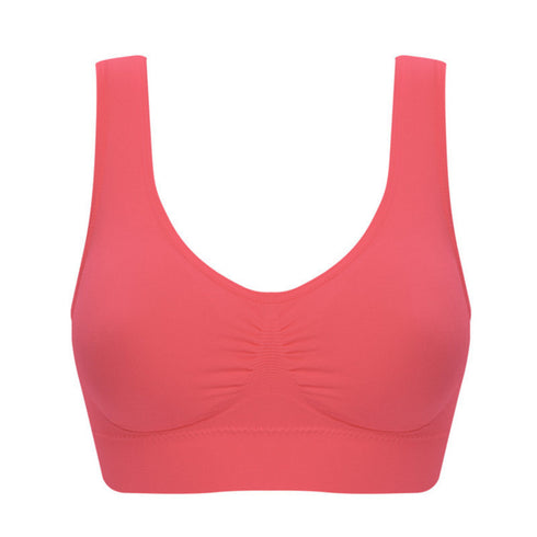 Plus Size Bras For Women Seamless Bra With Pads Big Size 5XL 6XL Bralette Push Up Brassiere Bra Vest - ROUTINE FASHION