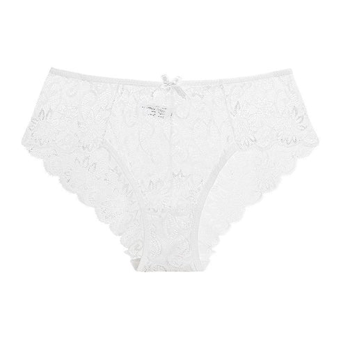 Sexy Mid-waist Lace Lace Women's Briefs For Women - ROUTINE FASHION