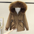 Korean Style Loose Cotton Short Fleece Parka - ROUTINE FASHION