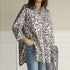 Cropped Sleeve Tunic Top Casual Loose Lapel - ROUTINE FASHION