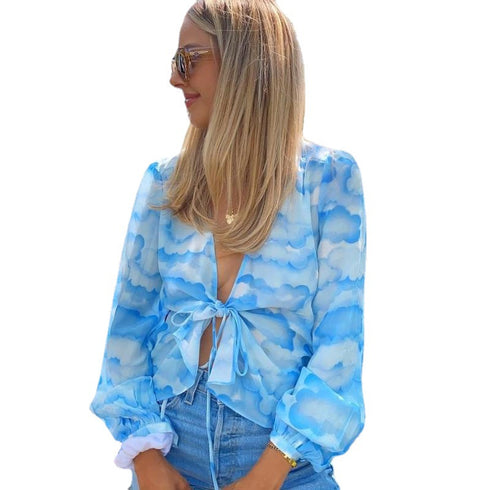 Women's Loose Chiffon Shirt Blouse In Summer - ROUTINE FASHION