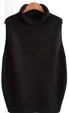 Belle Style Waistcoat High Necked Vest - ROUTINE FASHION