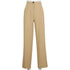 Khaki Women High Waist Loose Trousers - ROUTINE FASHION