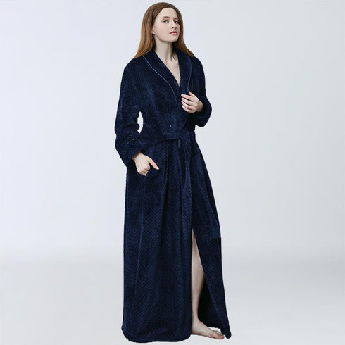 Gown Women Winter Warm Bathrobe Pajamas - ROUTINE FASHION