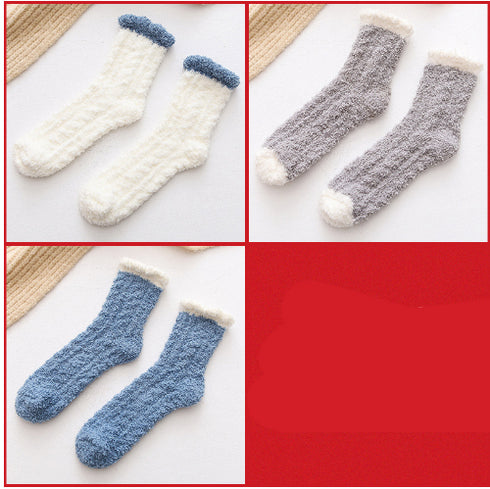 Women Thermal Fluffy Socks Autumn Winter Warm Socks - ROUTINE FASHION