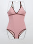 Simple One-piece Swimsuit Women Retro Hot Spring Swimsuit Women - ROUTINE FASHION