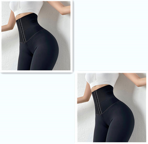High Waist Shaping Fitness Pants Women's Stretch Tights - ROUTINE FASHION