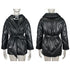 Winter Parkas For Women Loose Leather Coats Ladies Jackets - ROUTINE FASHION