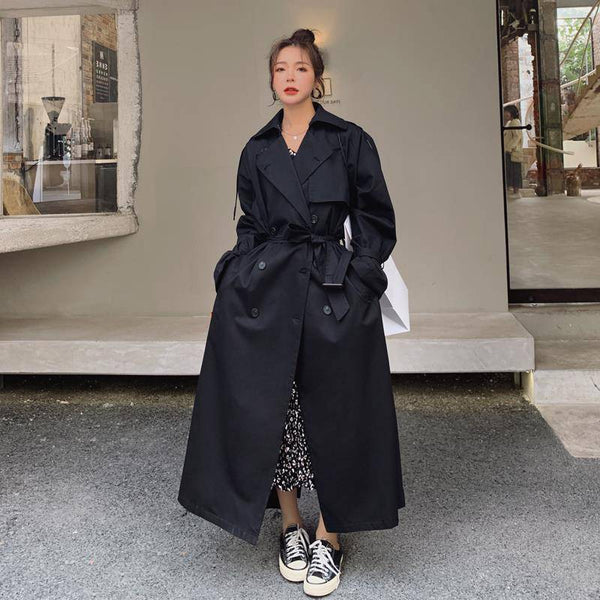 Women's Mid-length Trench Coat - ROUTINE FASHION