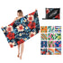 Double Sided Fleece Printed Beach Towel Microfiber Beach Towel - ROUTINE FASHION