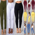 Casual Pants For Women High Waist Stretch Slim Trouser Skinny Candy Color Jeans - ROUTINE FASHION
