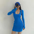 Women's French Slim Knitted Dress - ROUTINE FASHION