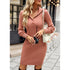 Knitted Wool Skirt Warm Pencil Dress - ROUTINE FASHION