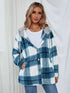 Women Cardigan Women's Plaid Woolen Coat - ROUTINE FASHION