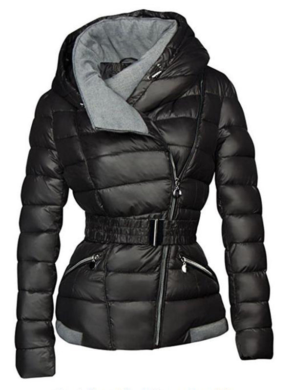 Cold-proof Hand Stuffed Cotton Waterproof Thick Fashion Jacket - ROUTINE FASHION