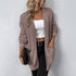 Women's Solid Color Pocket Sweater Women's Cardigan Coat - ROUTINE FASHION