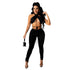 Fashion Sexy Women Two-Piece Wrap Breast Trousers - ROUTINE FASHION