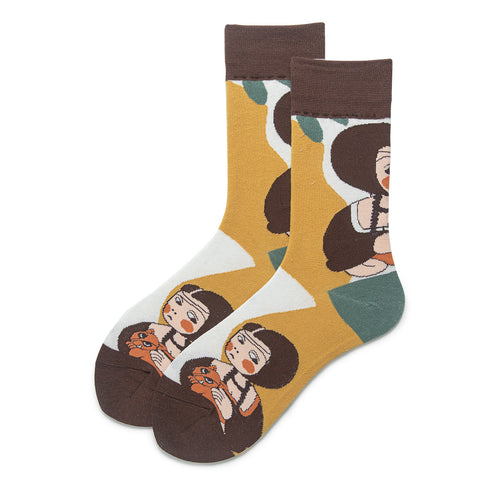 Funny Face Fashion Street Couple Socks Men And Women Socks - ROUTINE FASHION