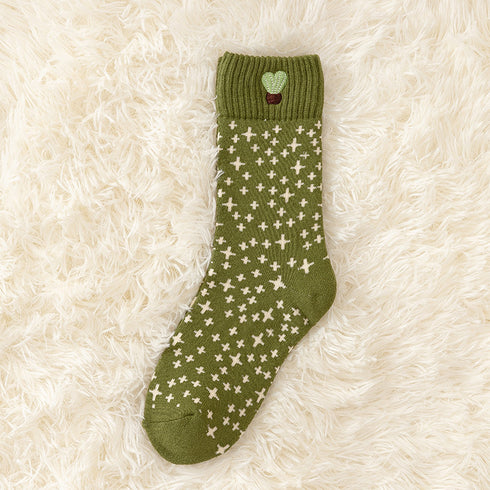 Women Terry Socks Thickened In Winter - ROUTINE FASHION