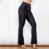 High Waist Black Flared Skinny Women's Stretch Jeans - ROUTINE FASHION