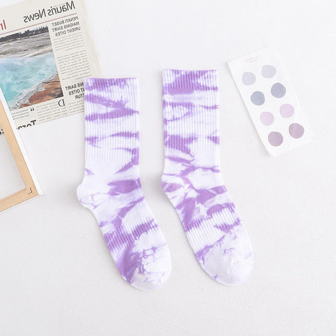 Trendy Tie Dye Socks For Men And Women - ROUTINE FASHION