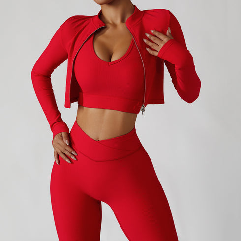 Quick Drying Fitness Coat For Women Breathable And Tight - ROUTINE FASHION