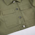 Distressed Multi-pocket Panelled Army Green Lightweight Jacket - ROUTINE FASHION