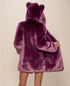 Faux Fur Coats Women Warm Long Sleeve Hooded Outwear - ROUTINE FASHION