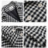 Women's Winter Classic Black And White Lattice Long Thick Woolen Coat - ROUTINE FASHION